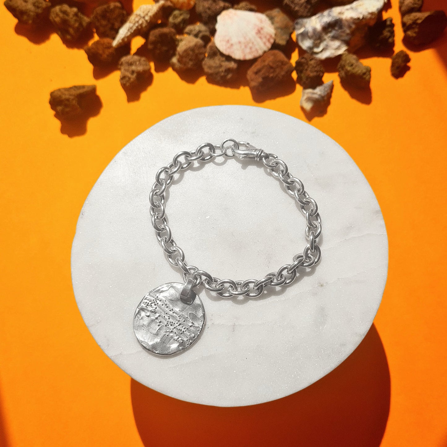 AUSTRALIA - Bracciale in argento 925 a catena con via lattea