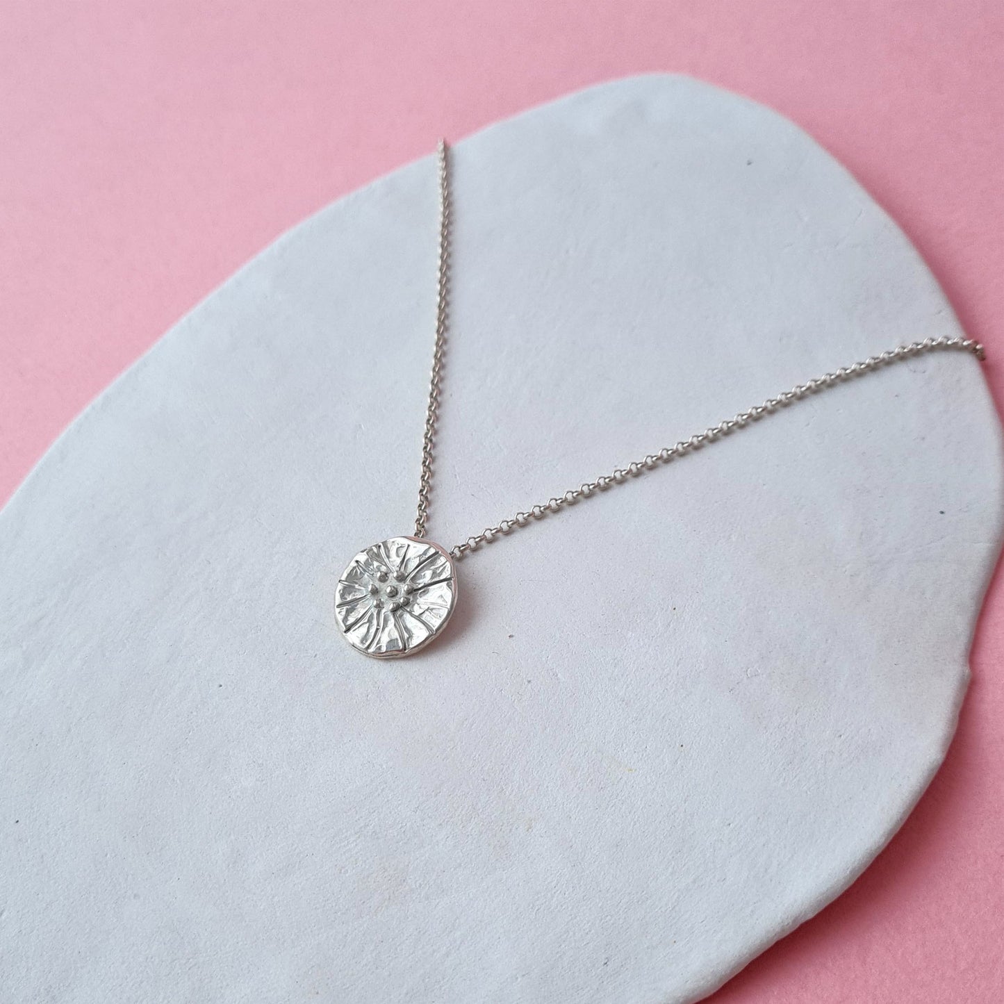 2D FLOWERS - Collana in argento 925 con fiore medium